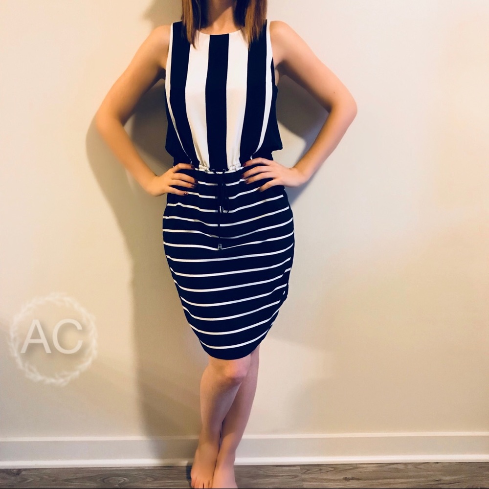 Vince Camuto Striped Dress